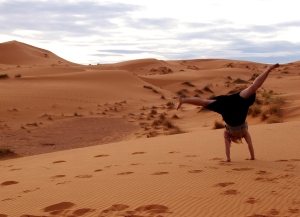 In the Sahara Desert, Morocco.